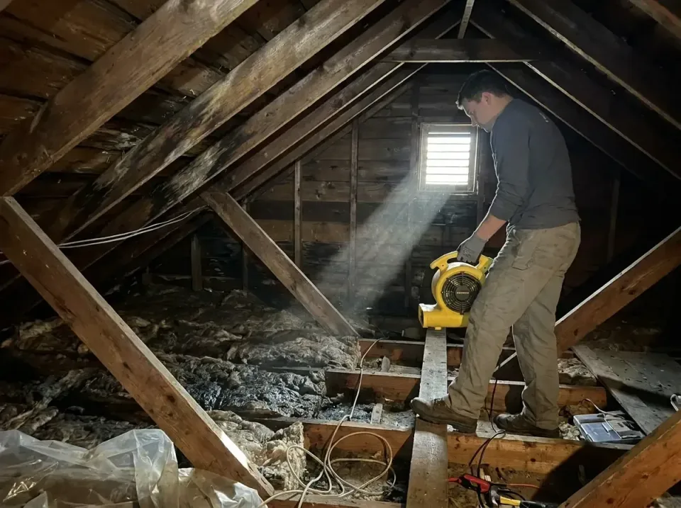 attic-water-damage-drying-proc-007 — frequently asked questions, Emergency Water Extraction & 24/7 Flood Response in Carl Ju…